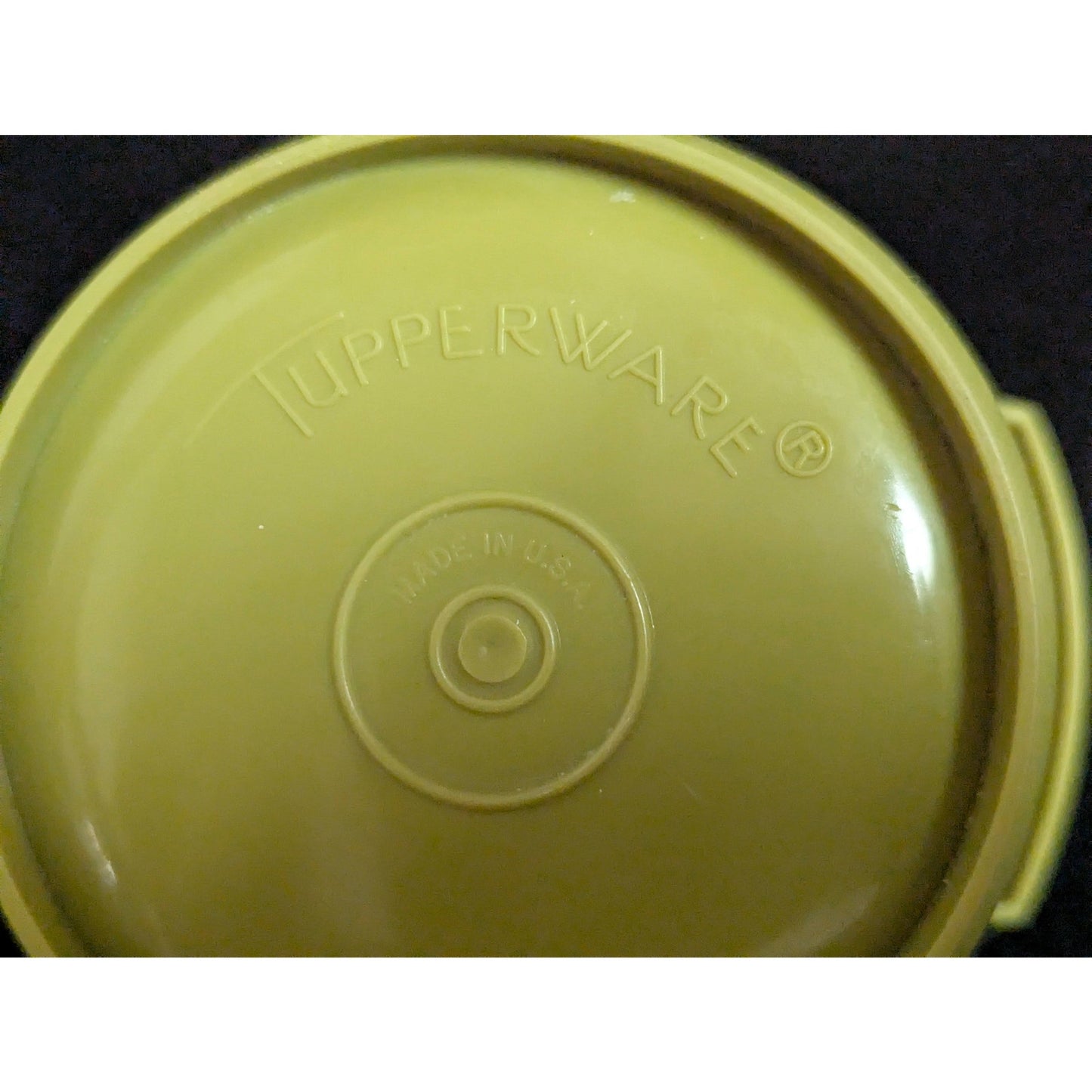 Vintage Tupperware Sunshine Green Servalier Mixing Bowl
