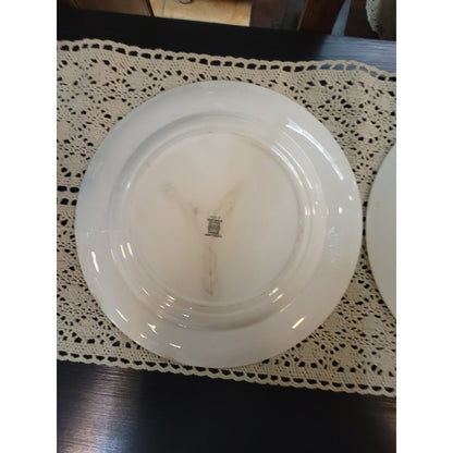 Spode Christmas Tree Dinner Plates Lot 2 Vintage England 10.5"