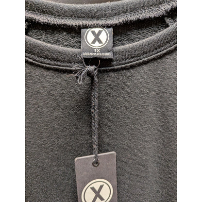 Circle X Size Womens 1X Gray long sleeve top sweatshirt NEW crew neck pullover