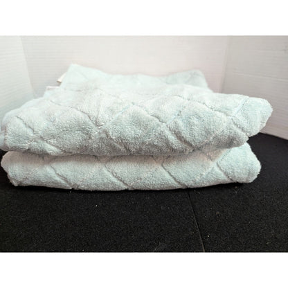 Turkish Cotton Towels Gracious green bath towels 28x54 Pair of 2 NEW