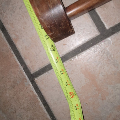 Secondhand Sandies: Vintage Men's solid wooden valet coat rack pants hanger change holder