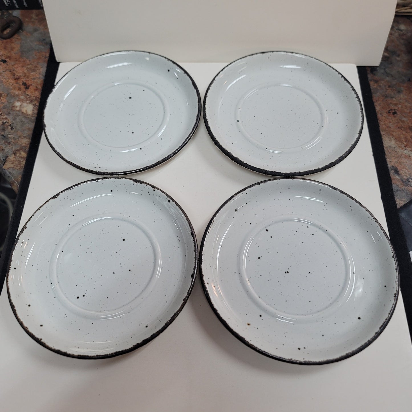 Rangoon Stonehenge Midwinter MCM service for FOUR plate bowl saucer cup bread