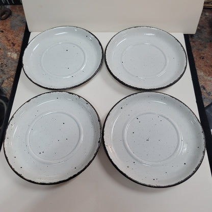 Rangoon Stonehenge Midwinter MCM service for FOUR plate bowl saucer cup bread