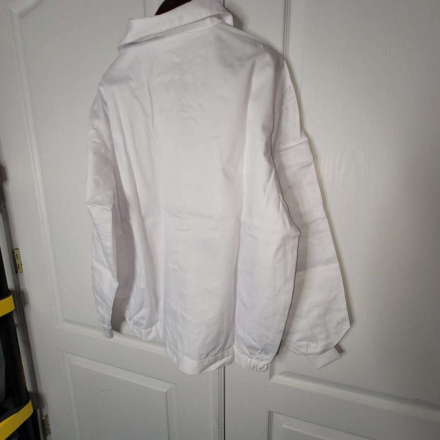 Sigcat White Utility Workwear Jacket Protective Lightweight Outerwear XXXL NEW
