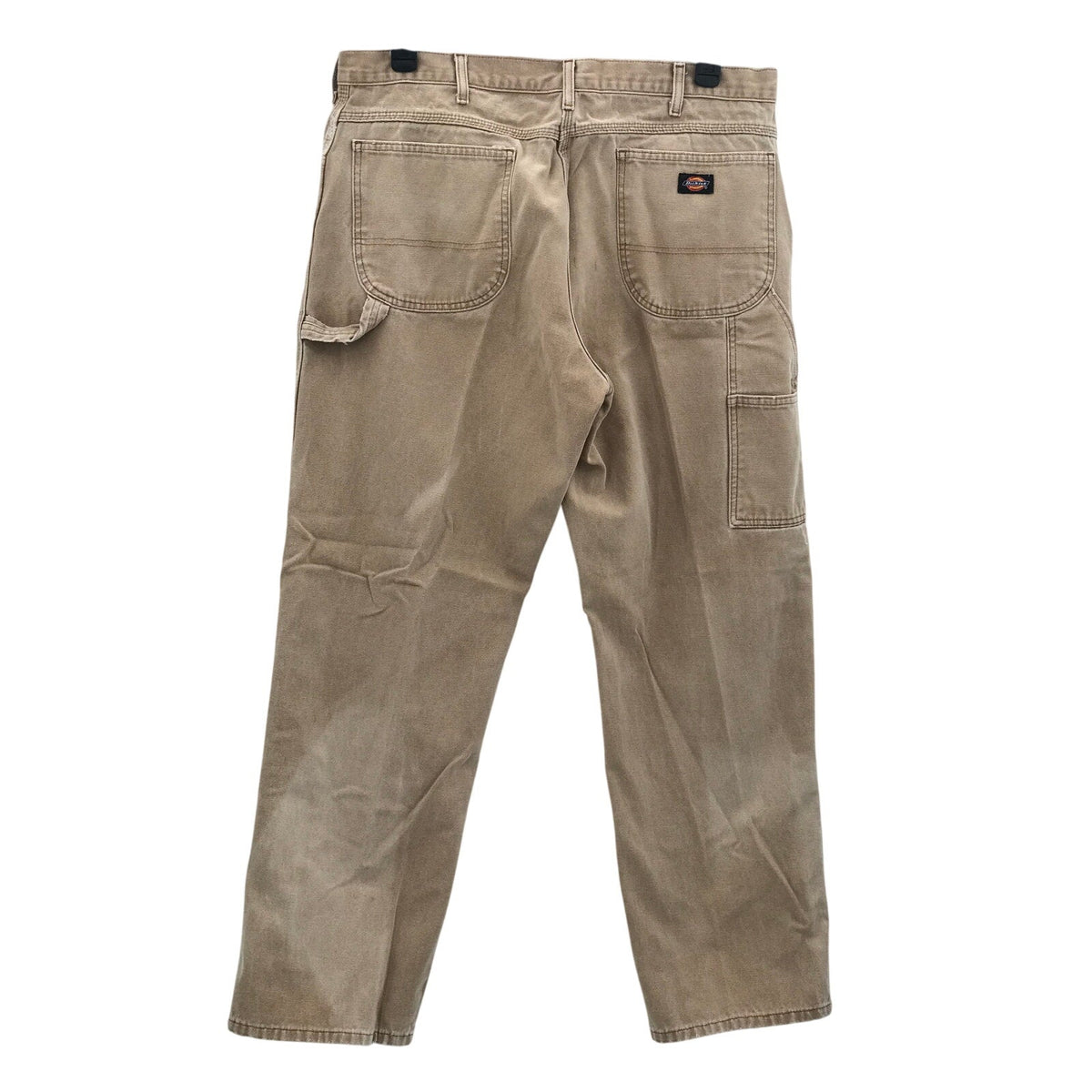 Dickies Straight Leg Khaki Work Pants Button & Zip Fly Tan 38 X 32