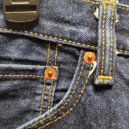 LEVI's STRAUSS blue denim jean 36" X 34" Pre-Owned straight leg dark wash