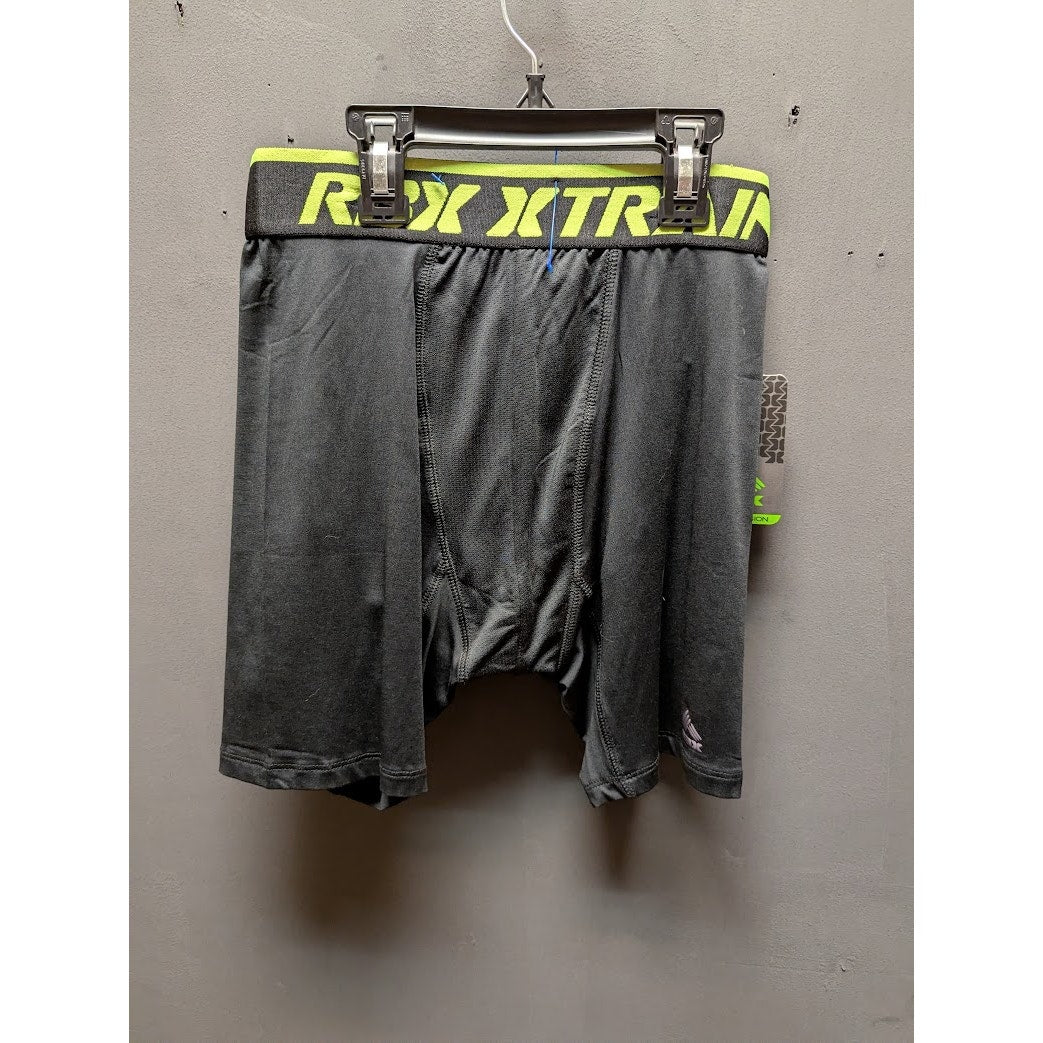RBX pro compression Size Medium Activewear Boxer shorts black lime X-dry NEW