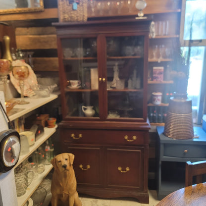 Secondhand Sandies: Petite Wood China Cabinet