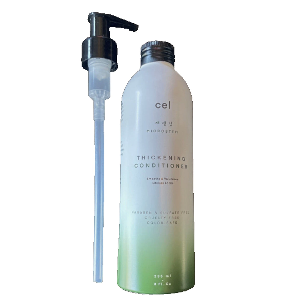 NEW Cel Microstem Natural Hair Thickening Conditioner w/ Pump 8 fl oz