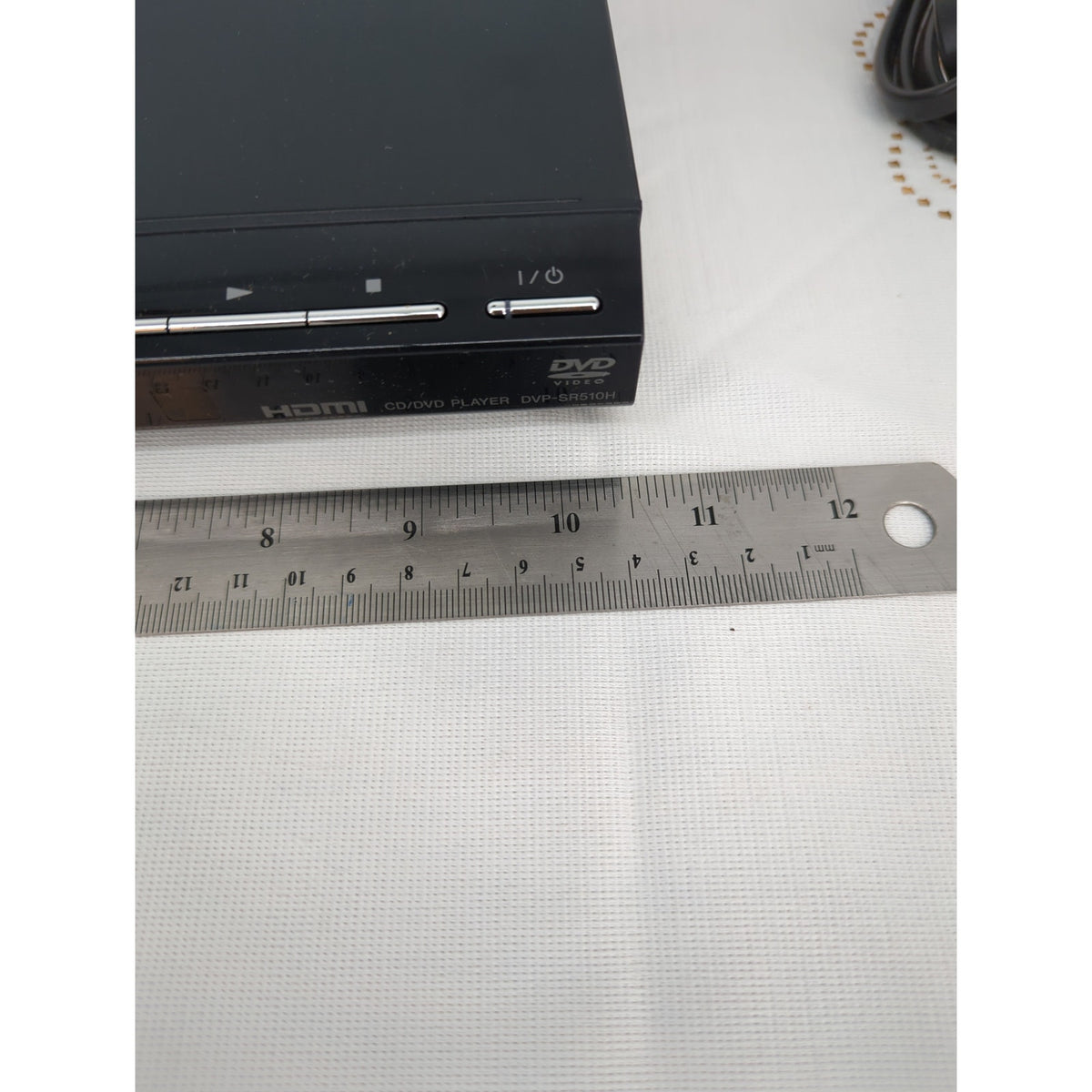 Sony HDMI DVD CD Player Dvp-SR510H Upscaling 1080p Compact Audio Video Remote
