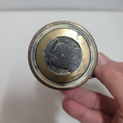 Trench art ammo Artillery Shell Scoop Vessel Flower 1940s
