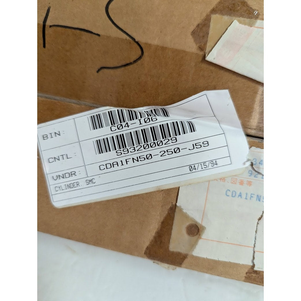 New SMC Pneumatic Cylinder CDA1FN50-250-J59 Max Pressure 1.0 145 psi 10.2 kgf/cm