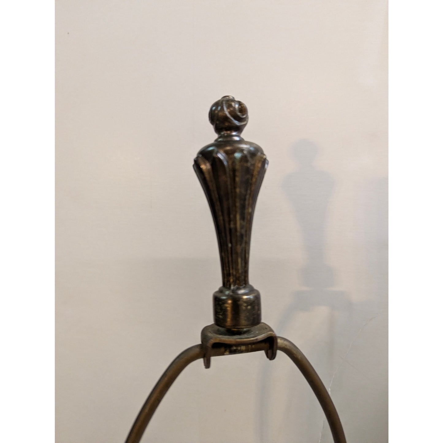 Vintage Mid Century Modern Rembrandt 926 Brass Table Lamp Teal Blue MCM Genie