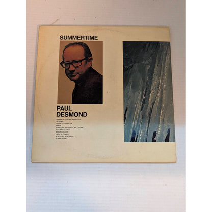 Vintage Paul Desmond Summertime A&M CTI SP 3015 Gatefold Stereo Vinyl LP