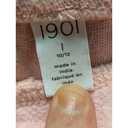 Nordstrom 1901 Pink Youth Joggers Sweatpants Large (10-12) Elastic Waist Ankle