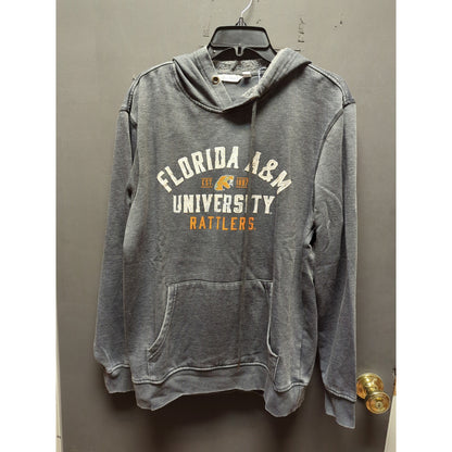 Camp David Florida A & M University FAMU rattlers hoodie sweatshirt kangaroo MED