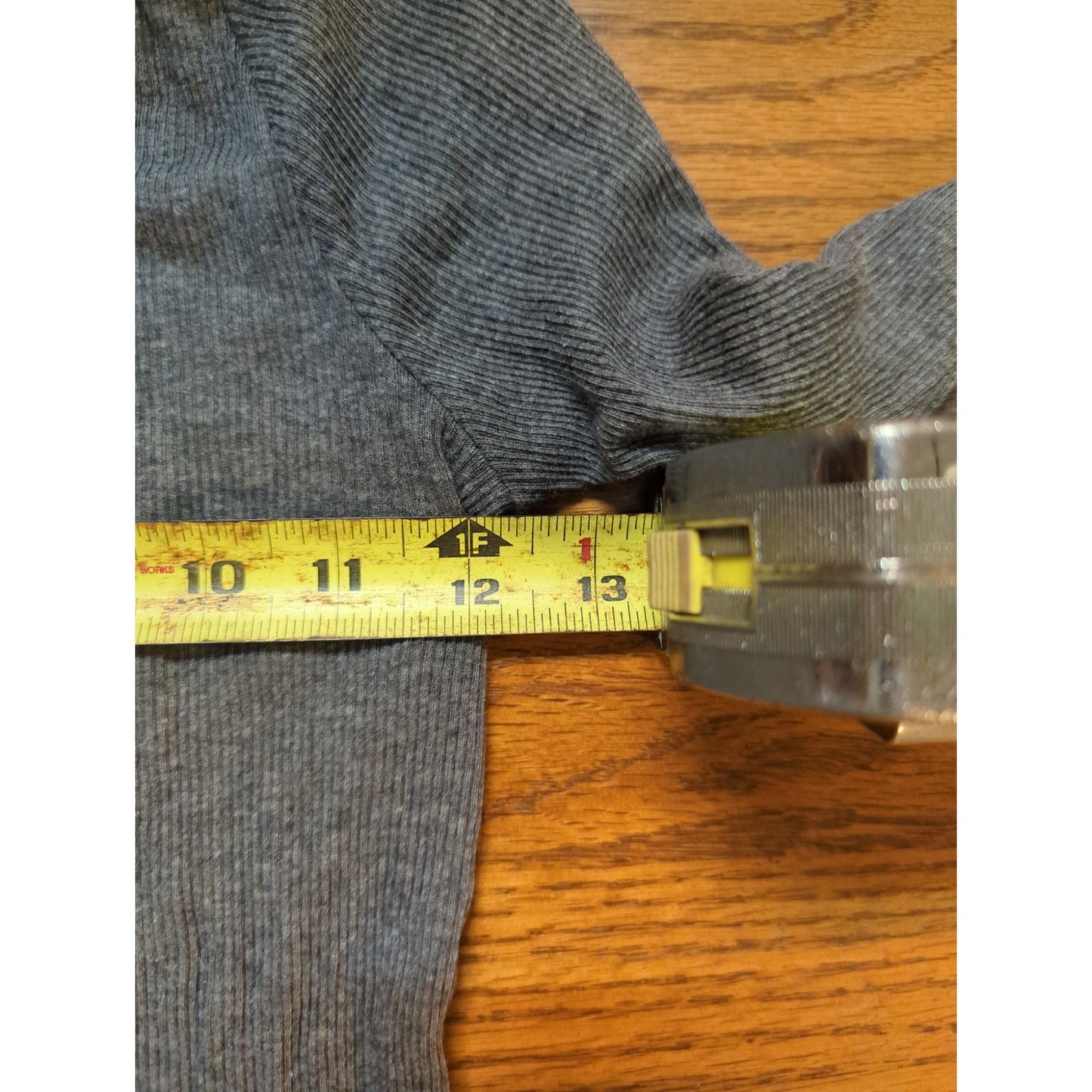 Harper Canyon Girls Gray Long Sleeve Henley Thermal Top XL 14-16 Coquette Y2K