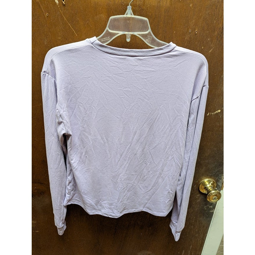 NEW cozy rozy purple top long sleeve Cosmic Nights Size Small