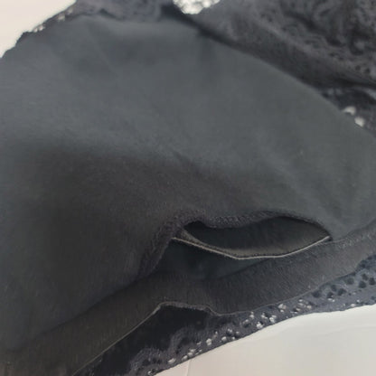 Jessica Simpson Black Lace Bra Size 3x stretch fabric removable padding NEW