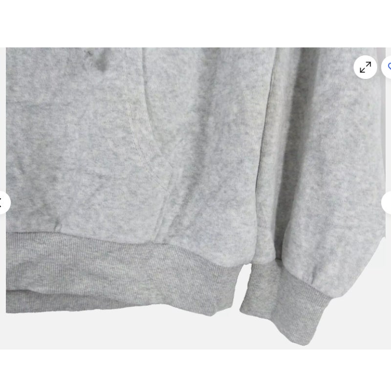 Treasure & Bond Kangaroo Pocket Velour Treatment Knit Hoodie Women's Large NEW
