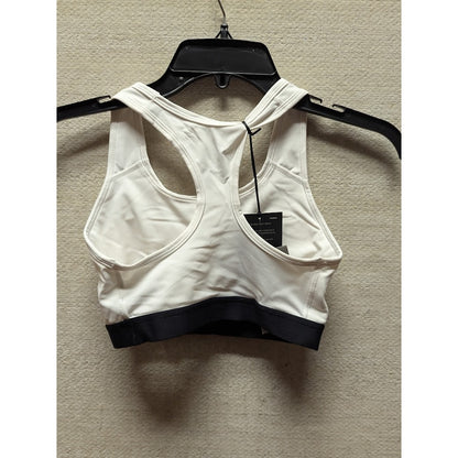 Nike NWT Swoosh Bra Sport Medium Support Classic SMALL Dri-Fit racerback bl/whi