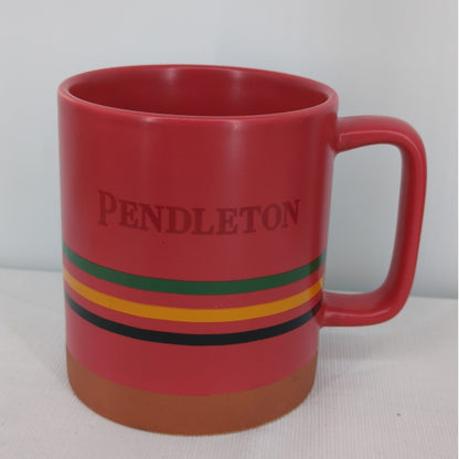 Pendleton National Park Series Red Ceramic Mug - Rainier Stripe