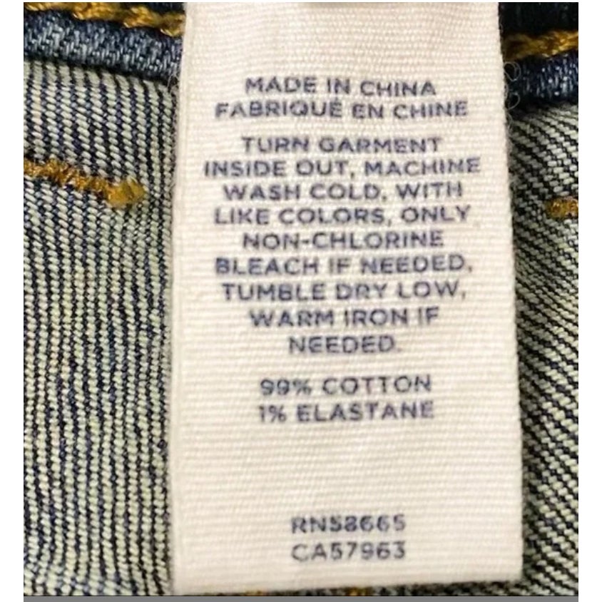 Caslon Denim Shorts Womens 27 Blue Boyfriend Rolled cuff dark blue