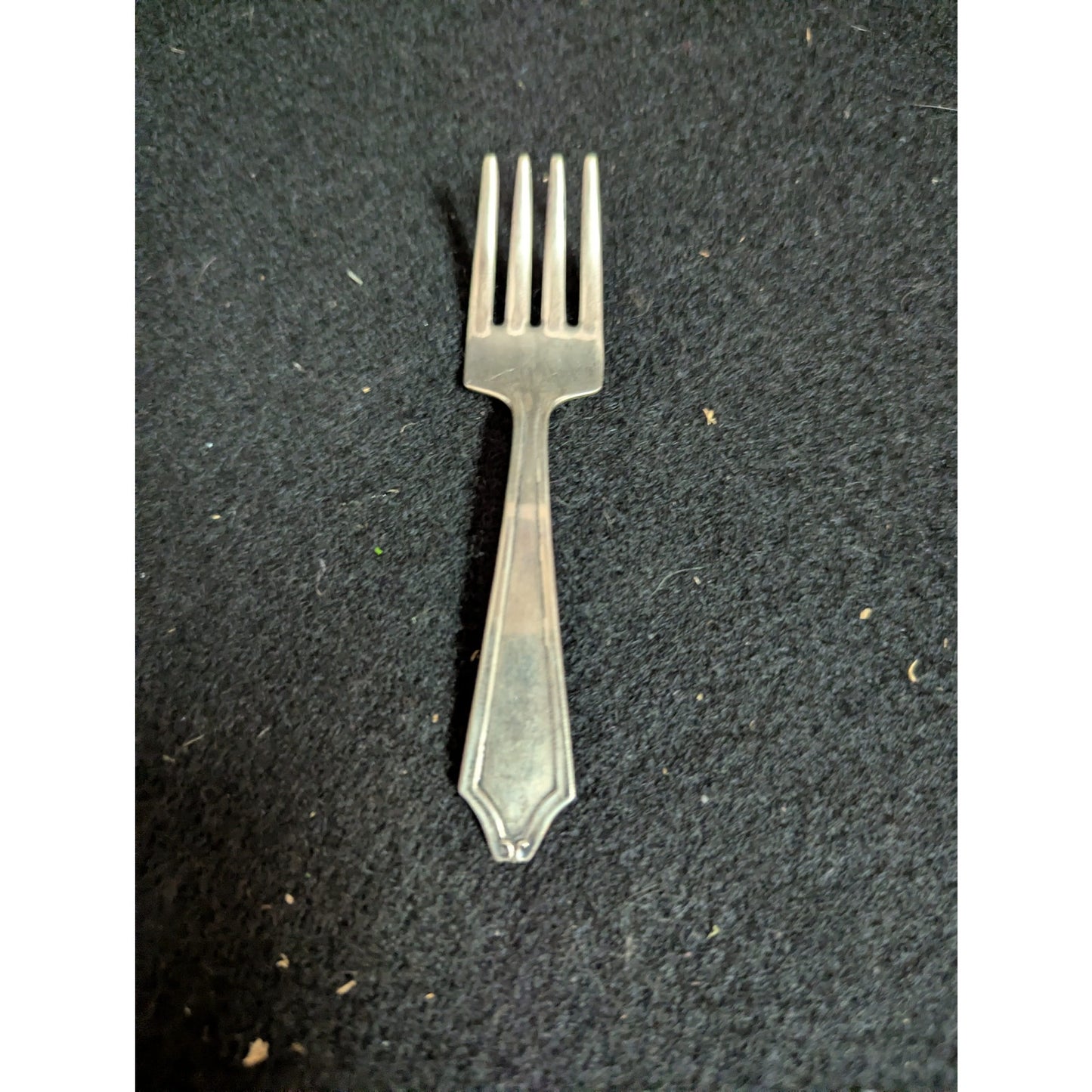 International Sterling Silver Cocktail Seafood Fork Art Deco Flatware Replacemen