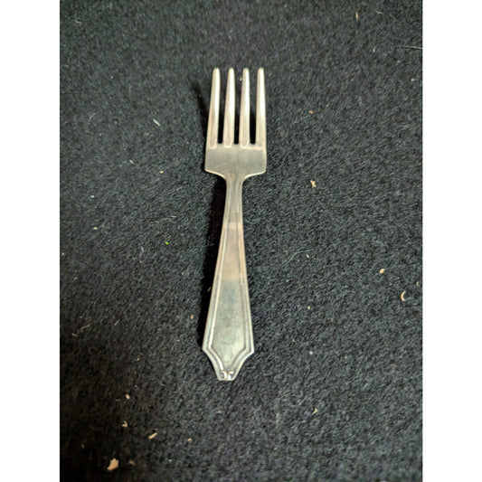 International Sterling Silver Cocktail Seafood Fork Art Deco Flatware Replacemen