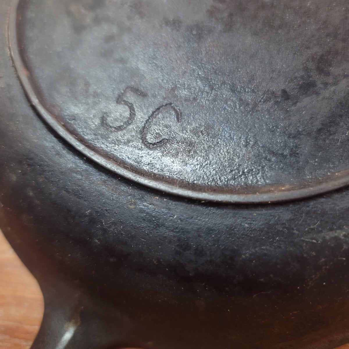 Vintage 1920’s-40’s BSR 8” Double Spout Iron Skillet 5C