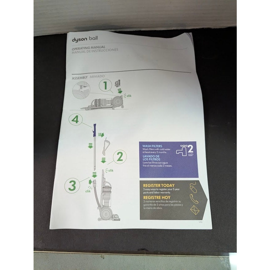 Dyson Animal 2 Upright Ball Vacuum Cleaner Iron/Purple Pet Care Corded NEW n box
