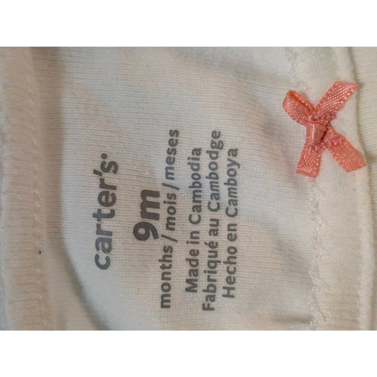 Carter's Baby Girls Flamingo Print Bodysuit 9M New One Piece