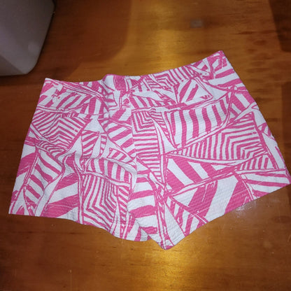 Lilly Pulitzer Callahan Shorts Size 16 Capri Pink Yacht Sea