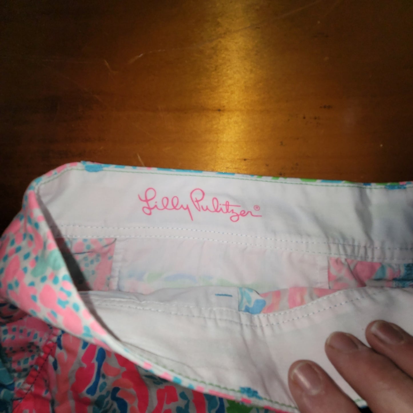 Lilly Pulitzer Callahan Shorts Size 16 Lets Cha Cha Coral Reef Print