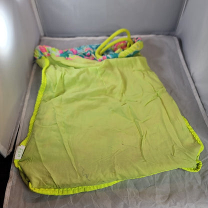 Lilly Pulitzer Cinch Drawstring Beach Sports Yoga Gym Bag Backpack