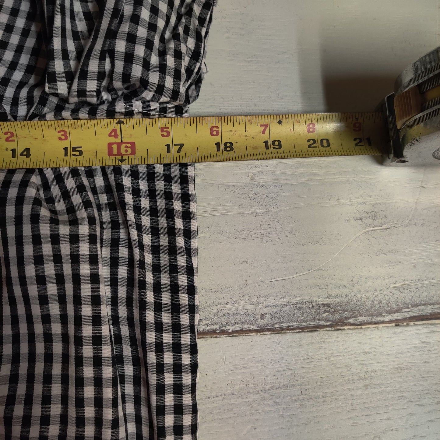 Cremieux Gingham Button Up Shirt Extra Small Black White Long Sleeve Blouse XS