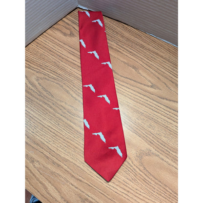 Ketch RED Florida State Logo Republican Maga Men's Necktie Tie Patriot