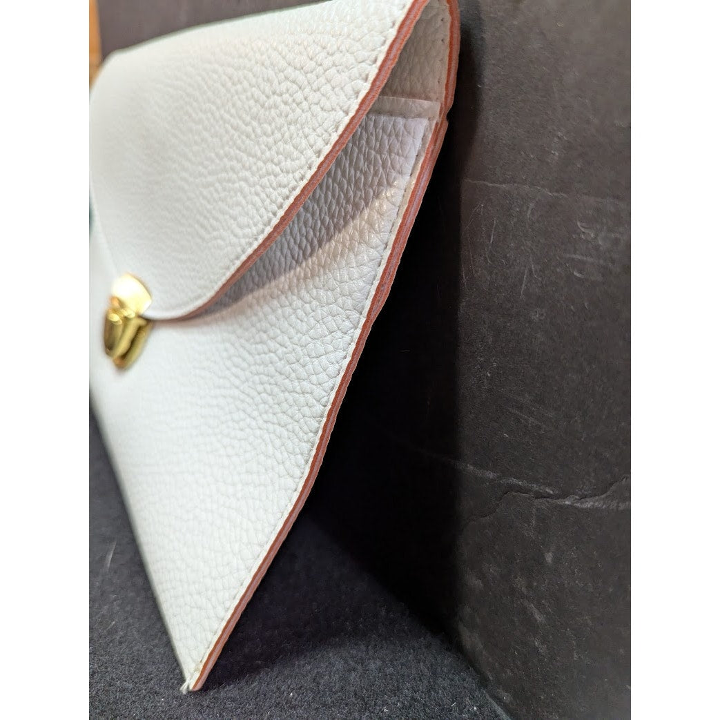 Vegan Pebbled Leather Conververtible Clutch Purse Shoulder Bag gold chain clasp