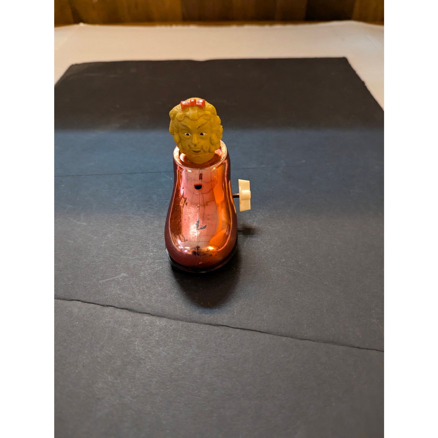 Vintage 1973 Durham Industries Cowardly Lion Muppets Inc. Wind-Up Shoe Toy