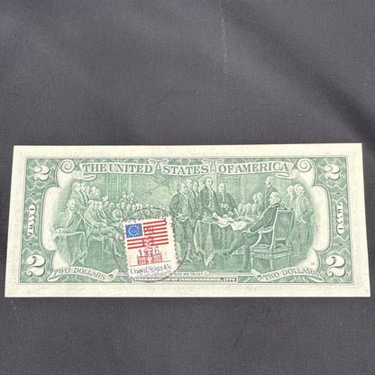 Paper Currency Bank Note USA Paper Money 2$ Series 1976 consecutive see store