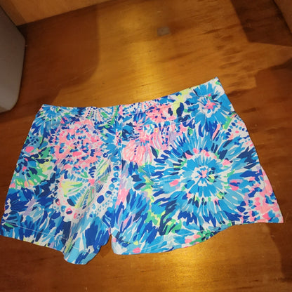 Lilly Pulitzer Ocean View Beach Shorts Size XL Dive In Print