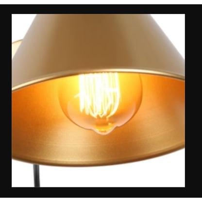LNC Wollemia 1-Light Modern Gold Swing Arm Wall Sconces NEW light fixture