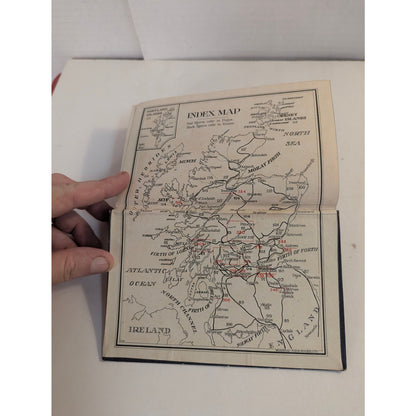 Antique 1930 The Blue Guides Great Britain Findlay Muirhead Travel Book Maps