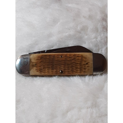 Case XX Folding Pocket KNIFE Elephant Toenail 62050 Light Brown Bone Sunfish 94