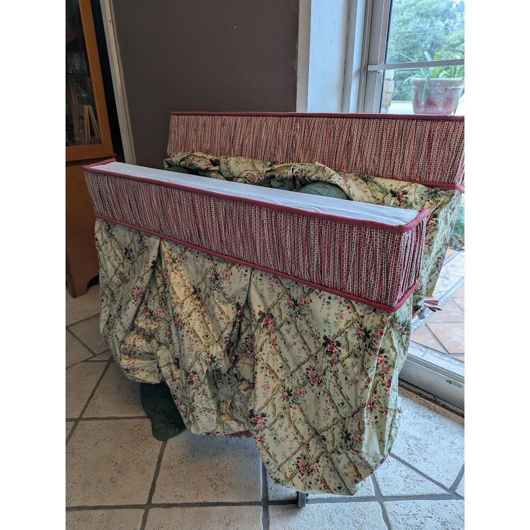 Secondhand Sandies: Window curtains drapery with valance 38" wide