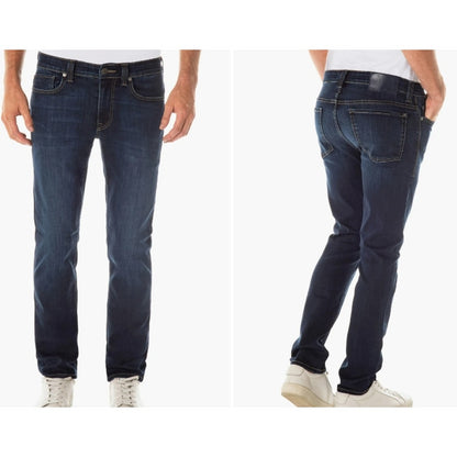 Fidelity Denim Jimmy Slim Straight Leg Jeans 34x31 Empirical Blue NWT USA Made