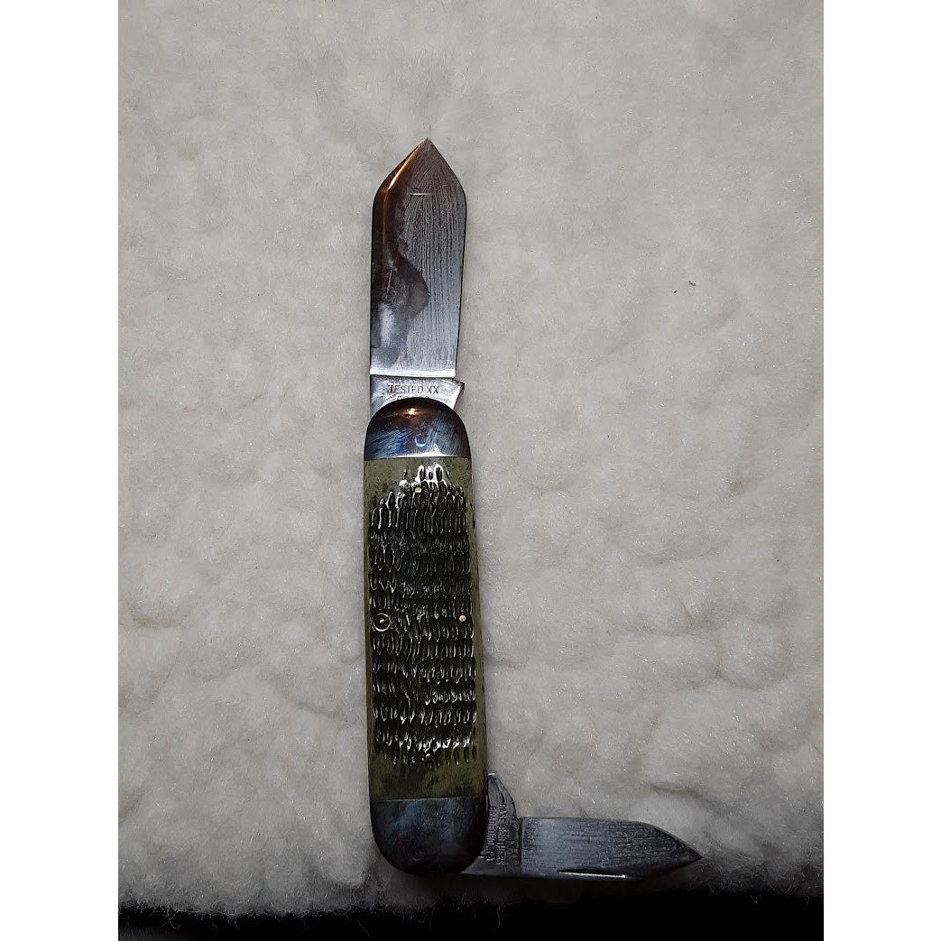 Case Tested XX 62050 Pocket KNIFE Green Bone Scale Sunfish Elephant Toenail