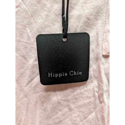 Hippie Chic Women's Light Pink Pocket Pajama Top NWT XL Extra Large Cozy