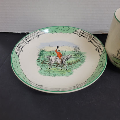Hunter cup saucer Burleigh Davenport Oversized Mug and Saucer