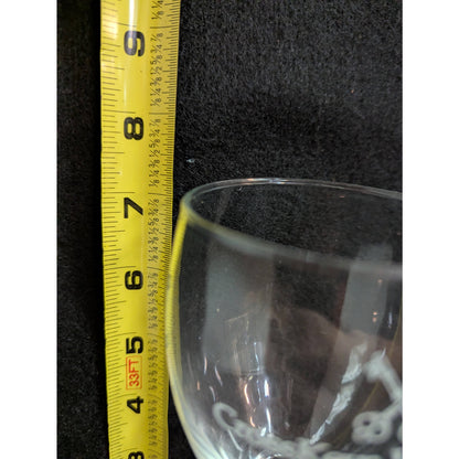 Childress Vineyards Etched Wine Glasses - Set of 3 Drinkware Barware Cocktail